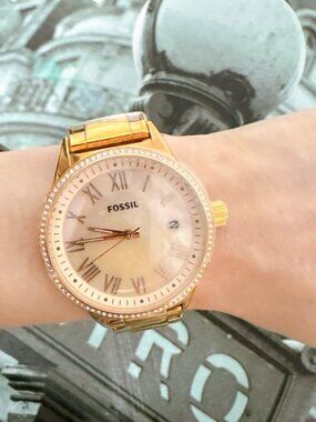 Fossil BQ3210 Blythe Rose Gold Stainless Steel Watch